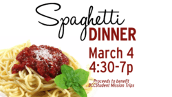 Spaghetti Dinner for Youth